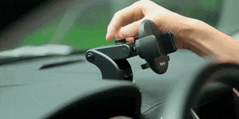 Car Phone Retractable Mount Holder