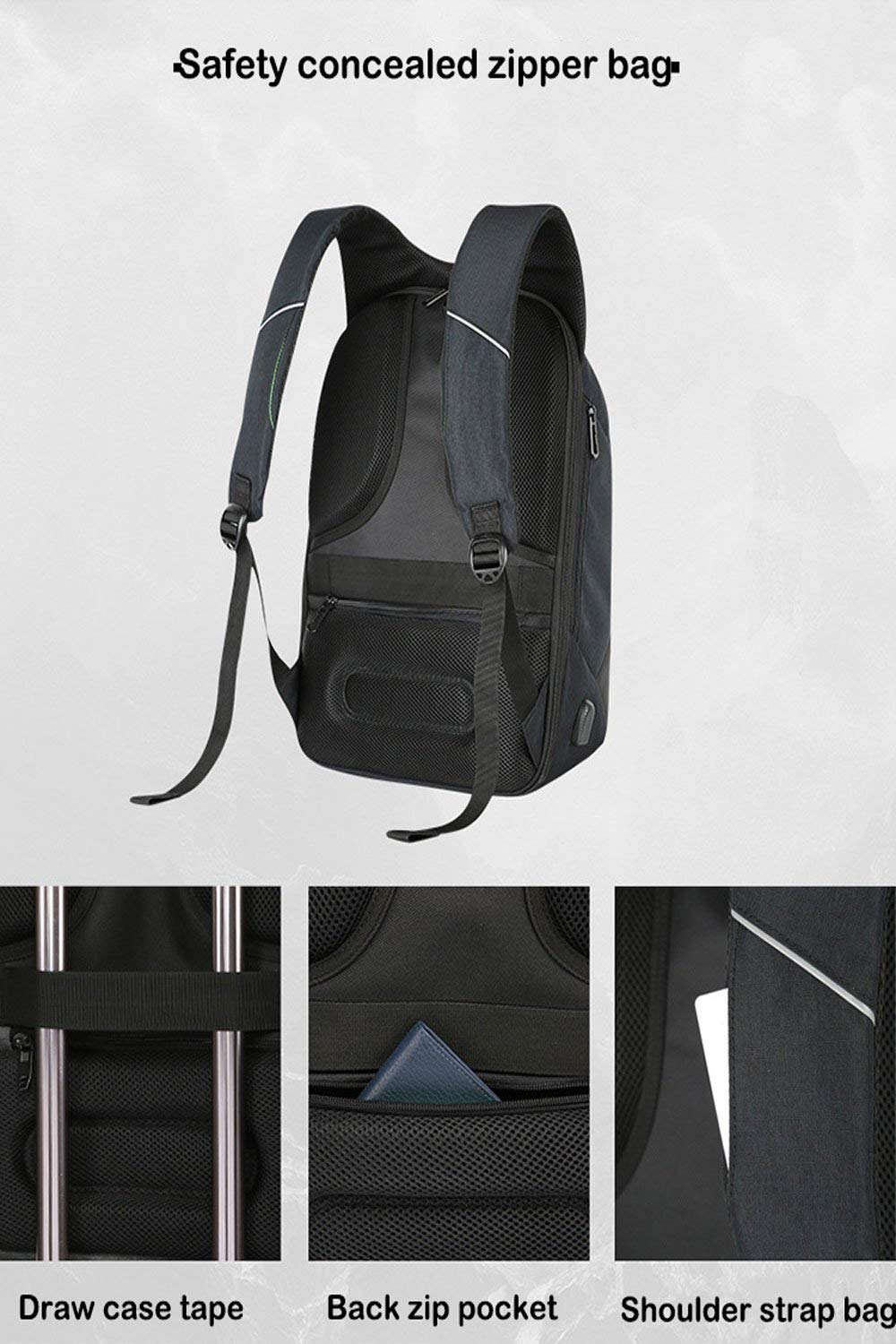 BAIBU Anti-Theft Breathable Laptop Bags review