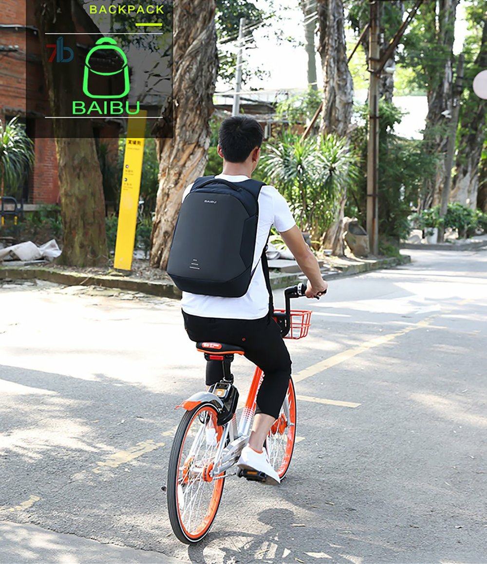 BAIBU Anti-Theft Breathable Laptop Bags cycle